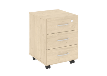 Тумба NOVA S  подкатная (3 ящика, с замком)В.ТМ-3 407x439x556